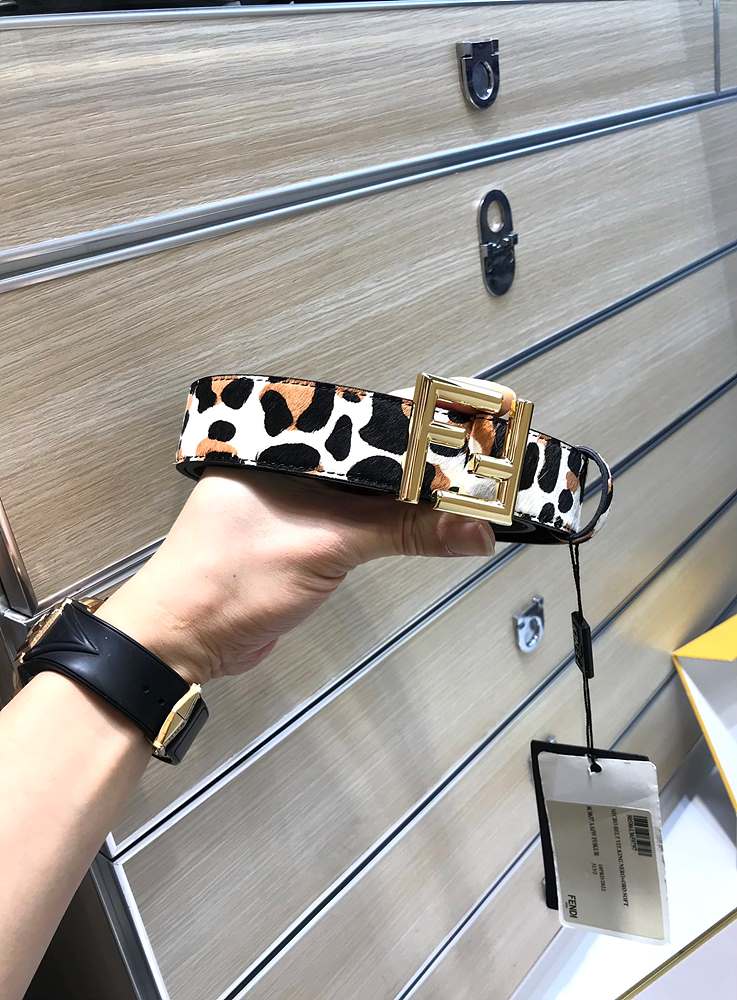 펜디 FF 로고 벨트