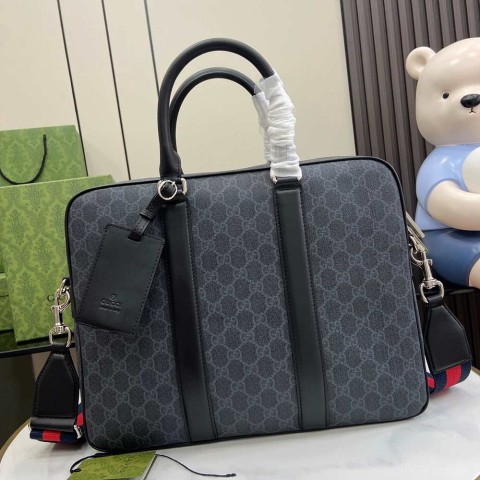 구찌 GG 수프림 미디엄 브리프케이스