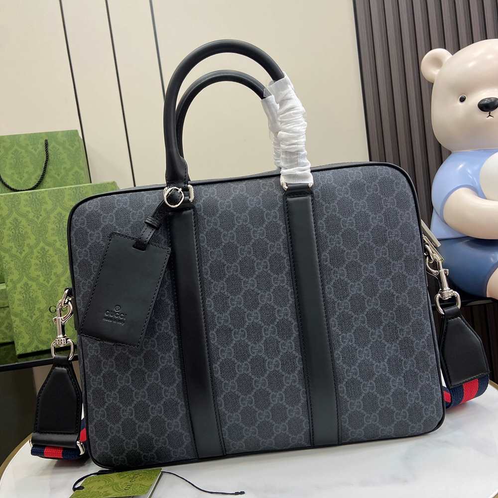 구찌 GG 수프림 미디엄 브리프케이스