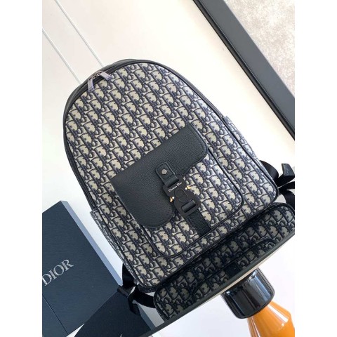 디올 새들 지퍼 백팩