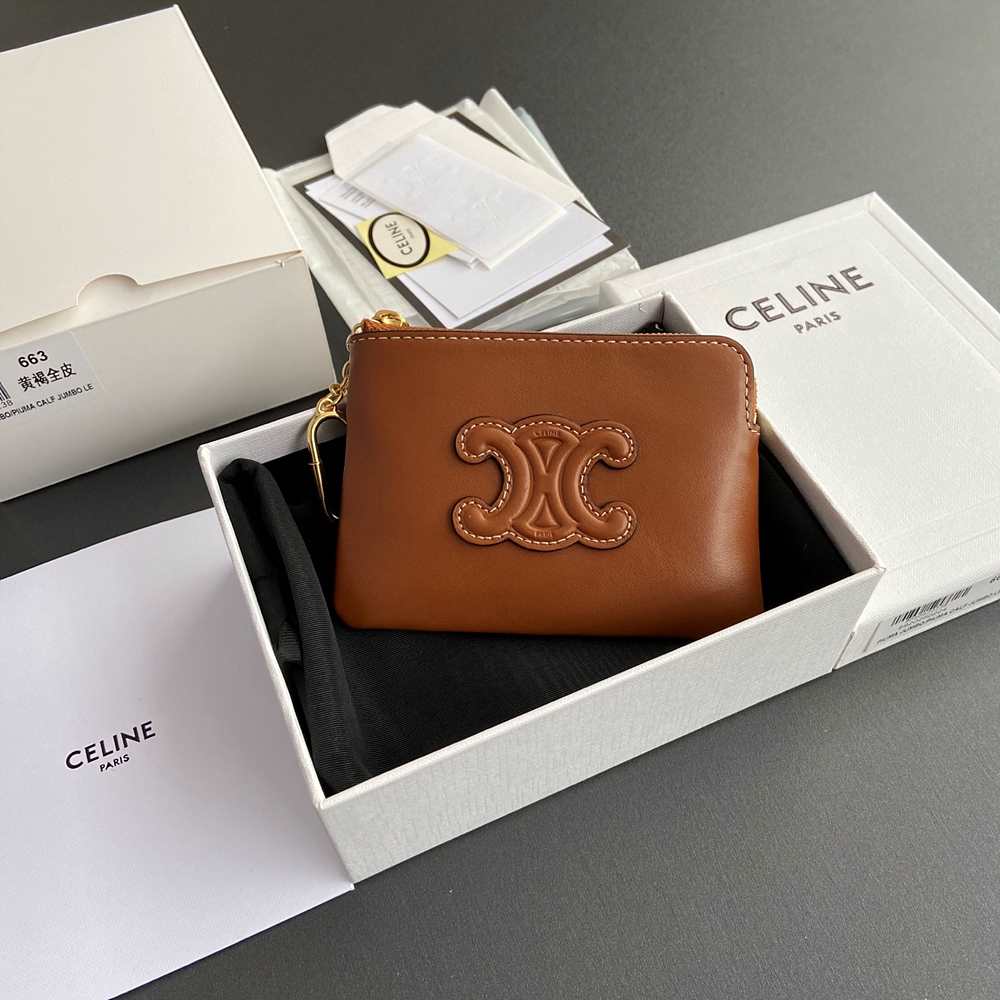 셀린느 퀴르 트리오페 동전지갑