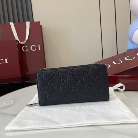 구찌 GG 지퍼 임프린트 장지갑