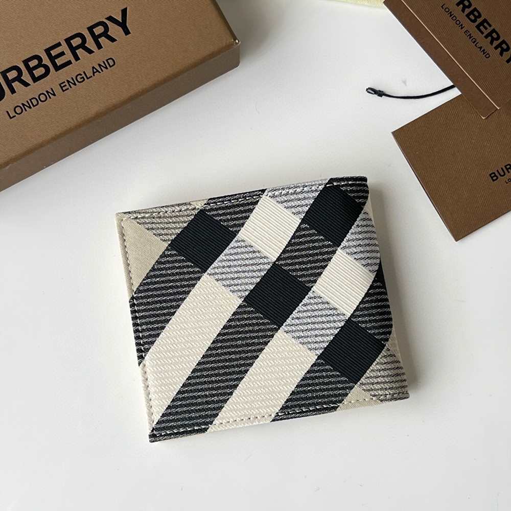 버버리 체크 반지갑