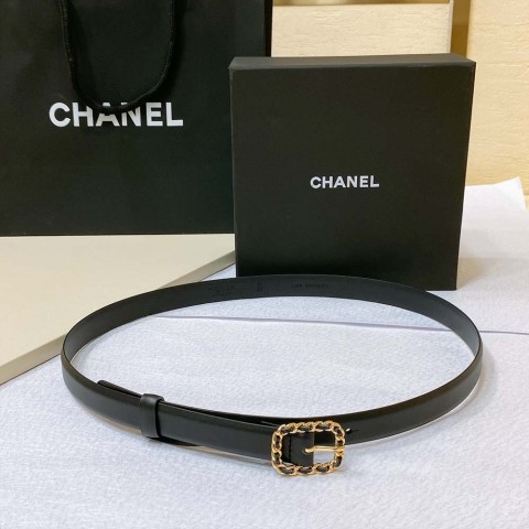 샤넬 레더 체인 벨트