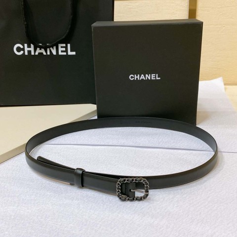 샤넬 레더 체인 벨트