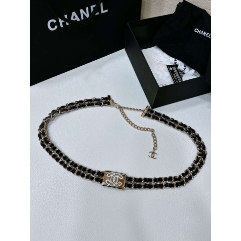 샤넬 레더 체인 벨트