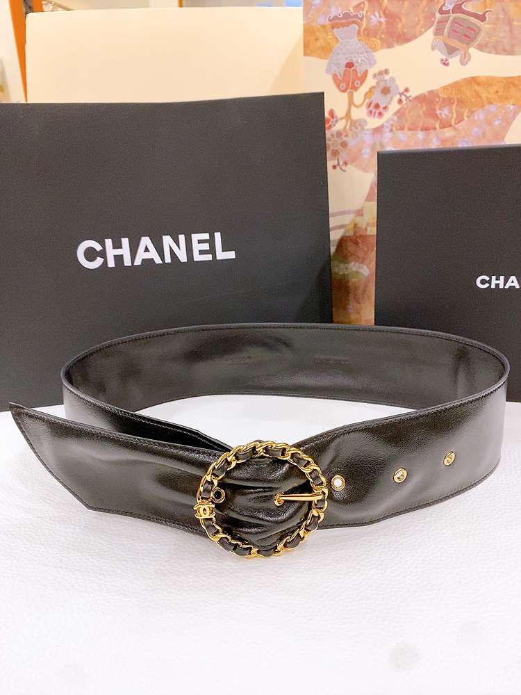 샤넬 램스킨 와이드벨트