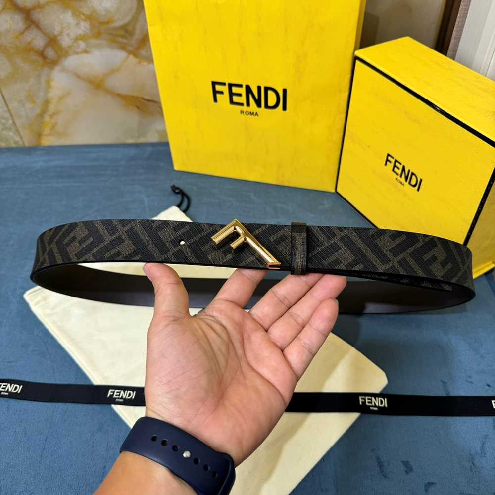 펜디 F 로고 벨트