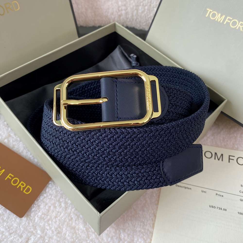 톰포드 패브릭 스퀘어 벨트