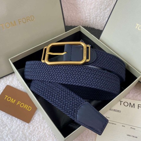 톰포드 패브릭 스퀘어 벨트