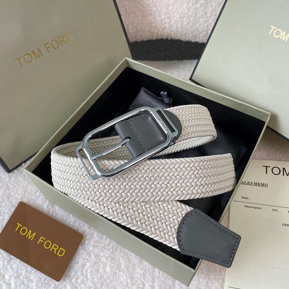 톰포드 패브릭 스퀘어 벨트