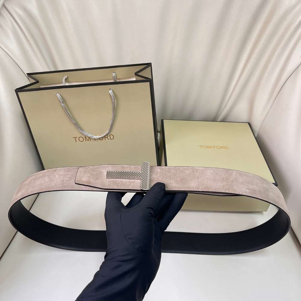 톰포드 리버서블 스웨이드 레더 벨트