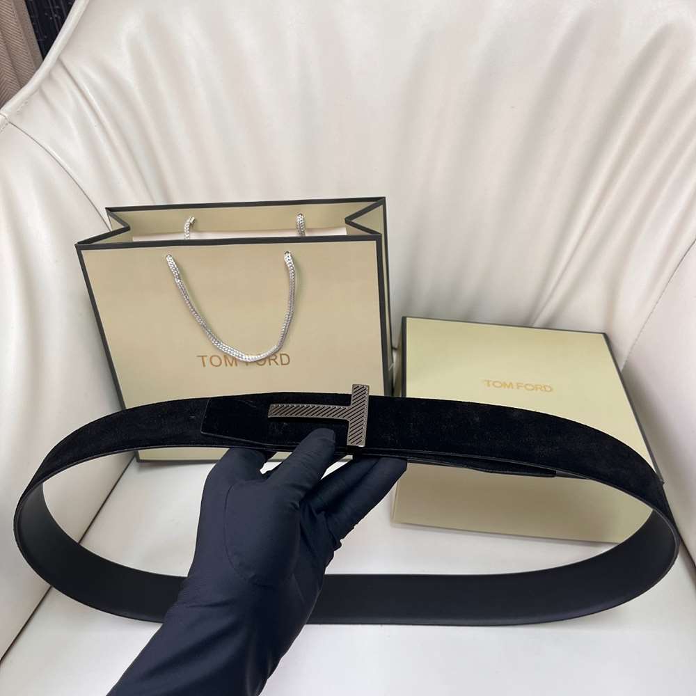 톰포드 리버서블 스웨이드 레더 벨트