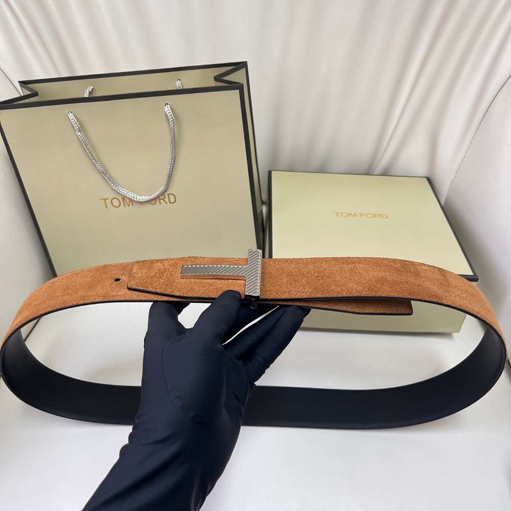 톰포드 리버서블 스웨이드 레더 벨트