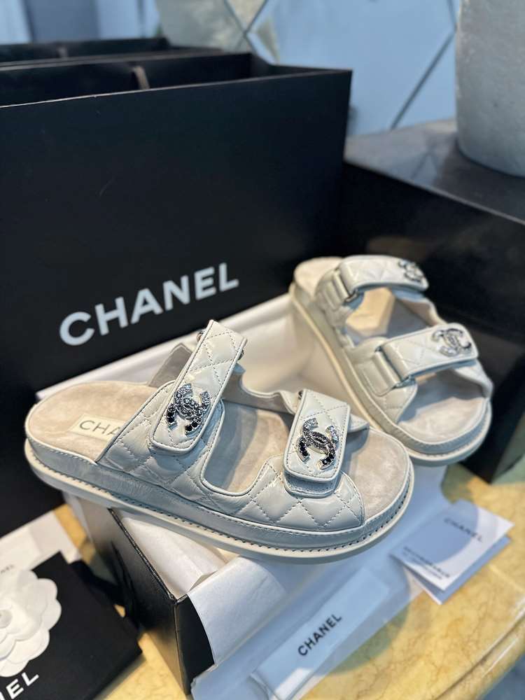 샤넬 25P 벨크로 뮬