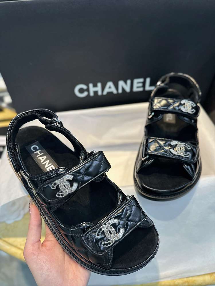 샤넬 25P 벨크로 샌들