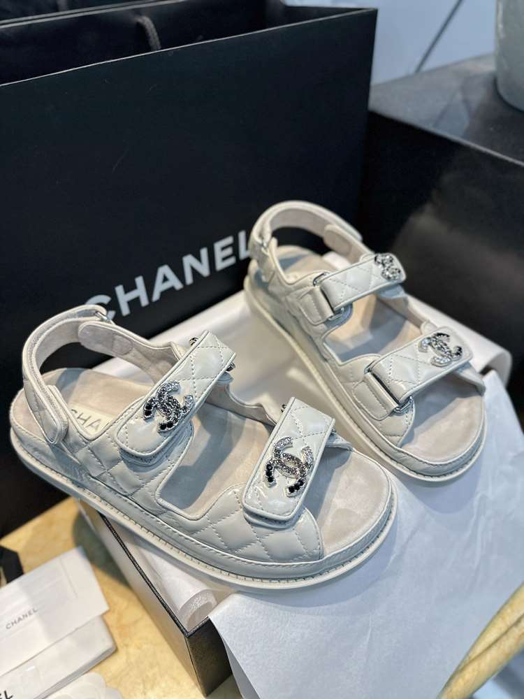 샤넬 25P 벨크로 샌들