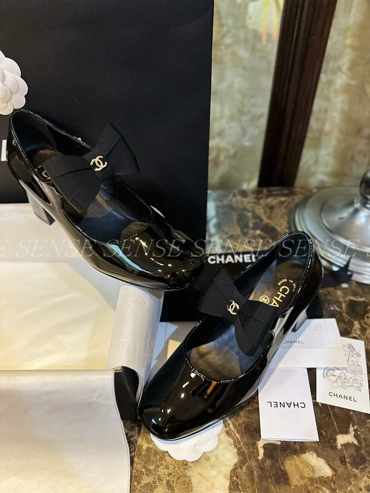 샤넬 24C 리본 메리제인