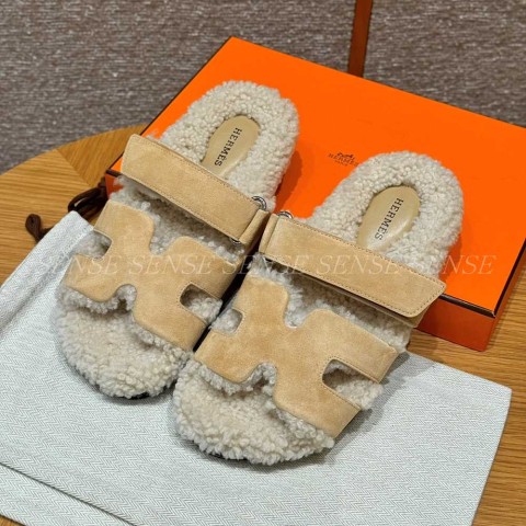 에르메스 시프레 샌들 시어링 (W)
