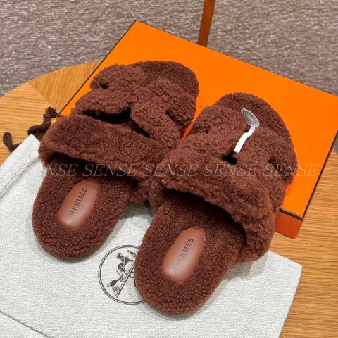 에르메스 시프레 샌들 시어링 (W)