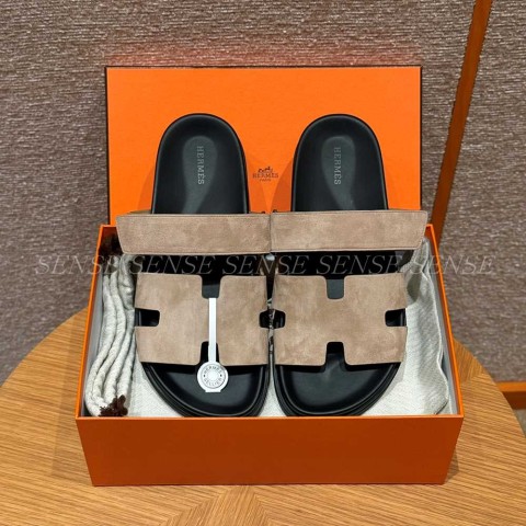 에르메스 시프레 샌들 스웨이드 (M)