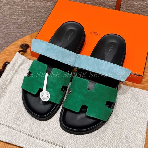 에르메스 시프레 샌들 스웨이드 (M)