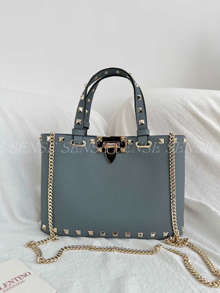 발렌티노 가라바니 락스터드 쇼퍼백 스몰