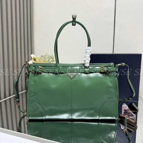 프라다 보니 라지 가죽 핸드백