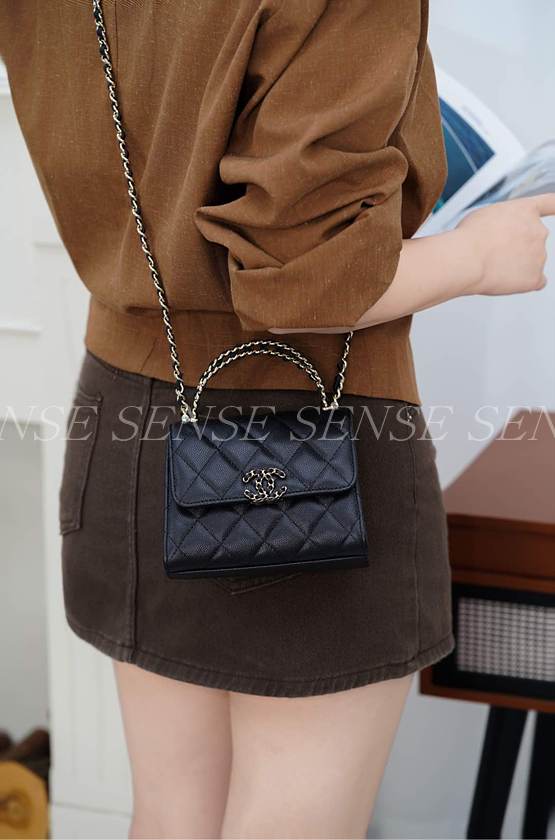 샤넬 25s 탑핸들 켈리 미니 플랩백