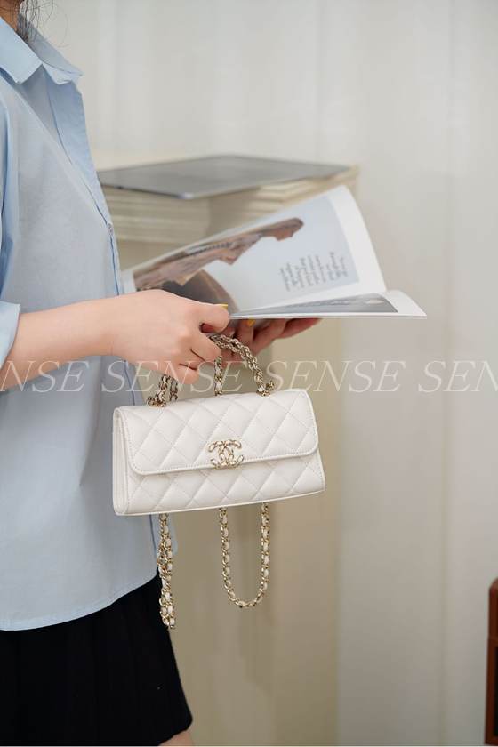 샤넬 25s 체인 탑핸들 플랩백