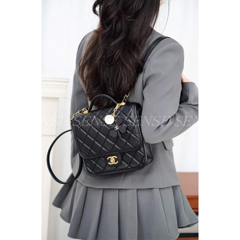 샤넬 25b 클로버 백팩