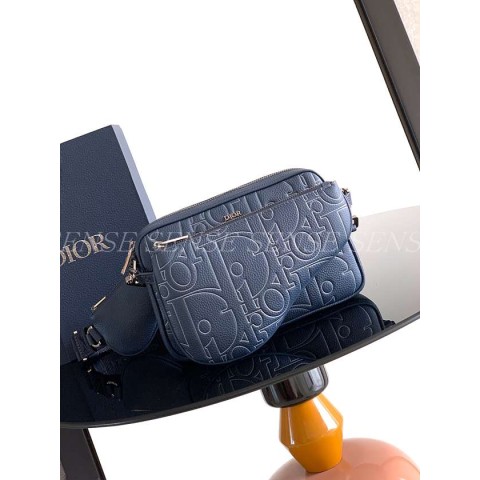 디올 새들 트리플 파우치백