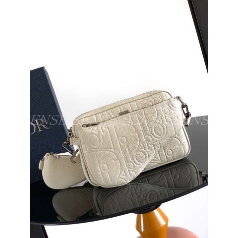 디올 새들 트리플 파우치백