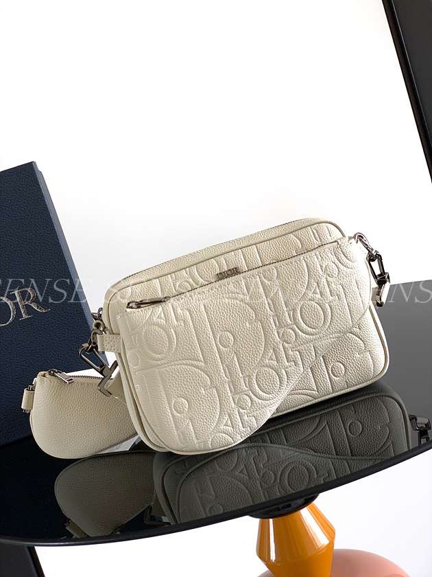 디올 새들 트리플 파우치백