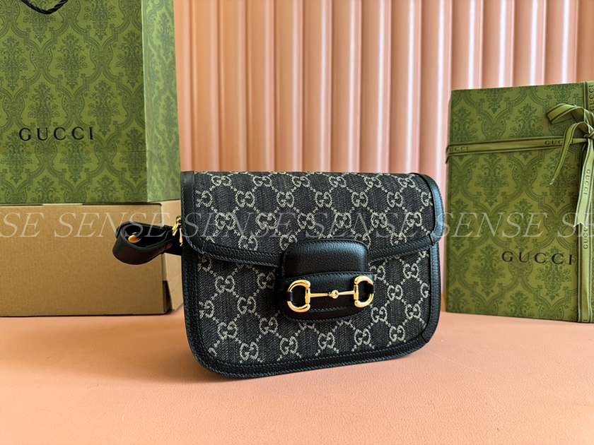 구찌 홀스빗 1955 미디엄 숄더백